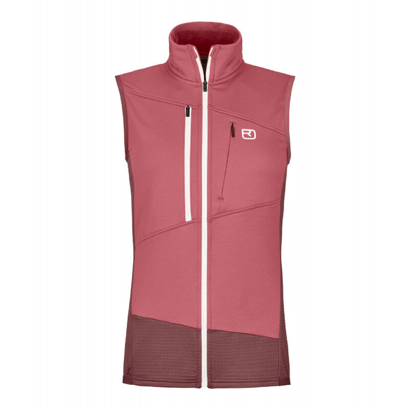 Ortovox Fleece Grid Vest Weste Damen Hardloop