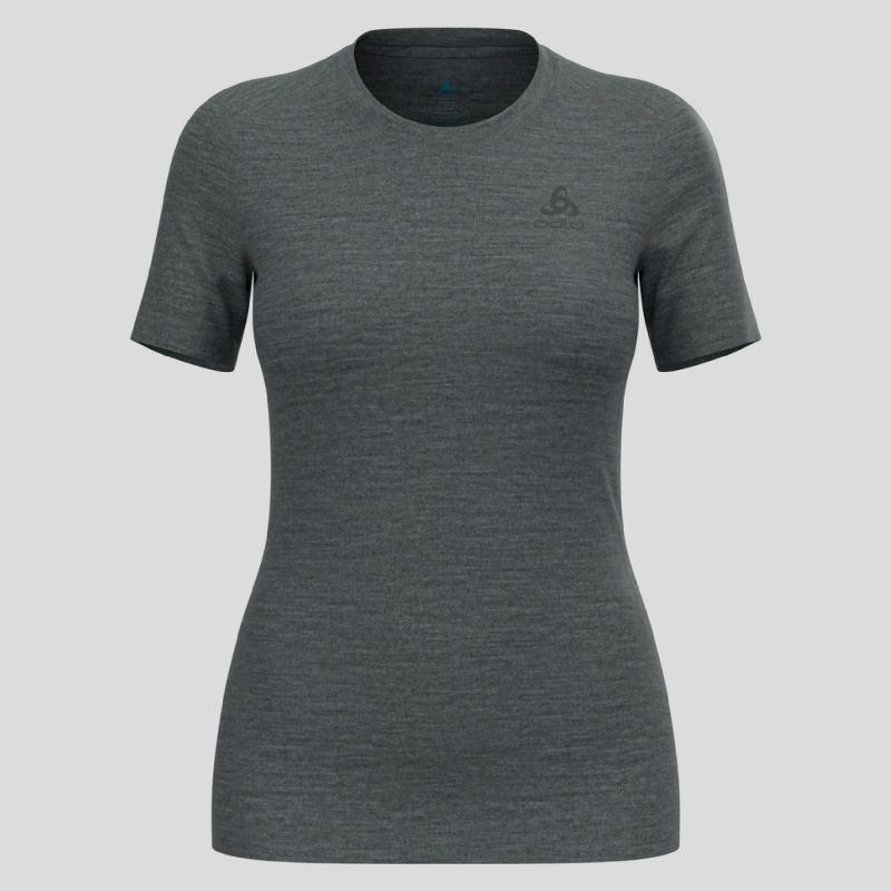 Odlo Merino Crew Neck S S Koszulka Z We Ny Merino Damska Hardloop