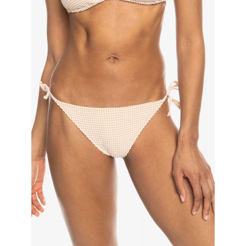 Roxy Gingham Cheeky Tie Side Bas De Bikini Femme Hardloop