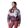 Helvetia II Printed Cropped Half Snap - Bluza polarowa damska