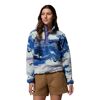 Helvetia II Printed Cropped Half Snap - Fleecetakki - Naiset