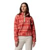 Helvetia II Printed Cropped Half Snap - Polaire femme