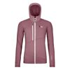 Fleece Grid Hoody - Giacca in pile di merino - Donna