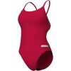 Swimsuit Lace Back Solid - Women's Swimsuit