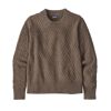 Recycled Wool Crewneck Sweater - Sweter damskie