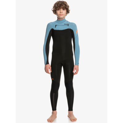 Quiksilver - 4/3mm Boy's Everyday Sessions Chest Zip - Surf Wetsuit - Kid's