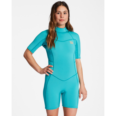 Billabong - 2/2 mm Synergy Springsuit Back Zip Short Sleeve - Surf Wetsuit - Women's
