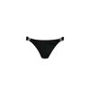 Solid Folded Bikini Briefs - Bas de bikini femme