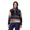 Helvetia II Printed Cropped Half Snap - Fleece jacket - Women's