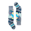 Wintersport Full Cushion Mountain Moose Pattern OTC Socks - Merino socks - Kid's