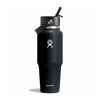 32 oz Wide Mouth Flex Straw Travel Bottle - Vacuum flask