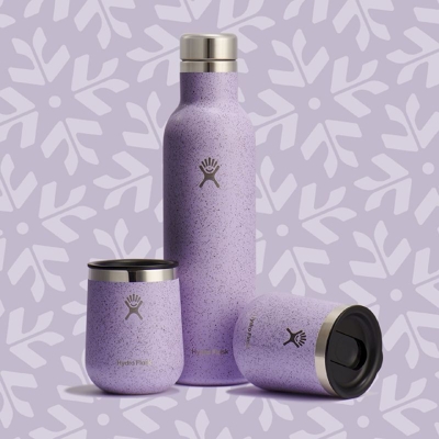 Hydro Flask - Pack Stainless Steel Wine Bottle + 2 glass - Water bottle