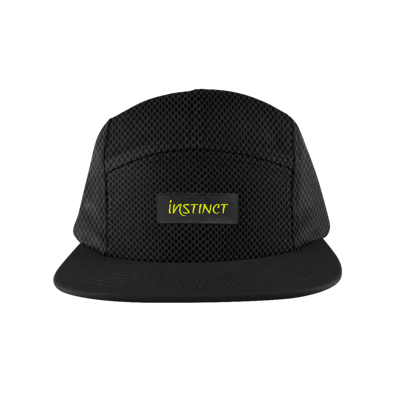 INSTINCT TRAIL - 5 Panel Black Tech Air - Cap