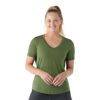 Active Ultralite V-Neck Short Sleeve - Koszulka z wełny Merino® damska