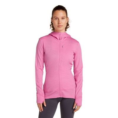 icebreaker - 260 Quantum IV LS Zip Hoodie - Merino Fleece jacket - Women's
