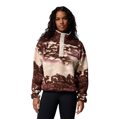 Columbia - Helvetia II Printed Cropped Half Snap - Fleecejacke - Damen