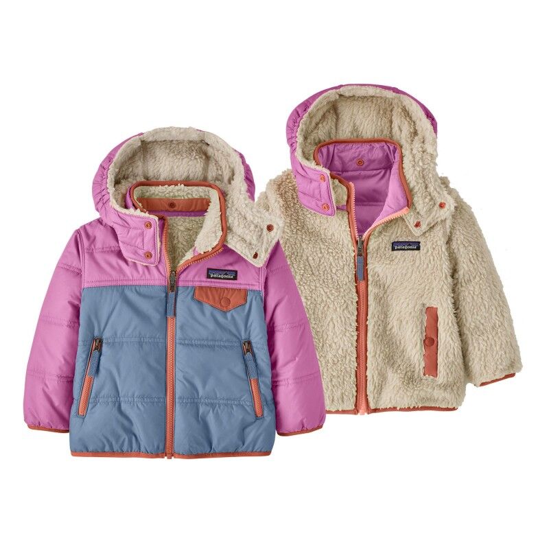 Patagonia Baby Reversible Tribbles Hoody - Dunjacka Barn