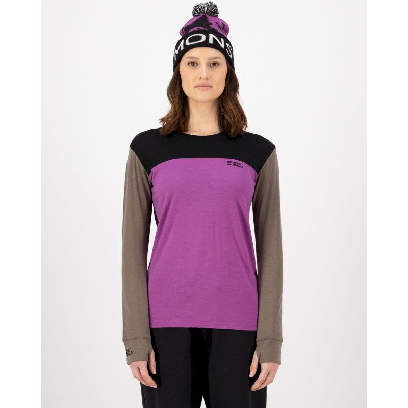 Mons Royale Yotei BF Long Sleeve - Camiseta de lã merino mulher | Hardloop