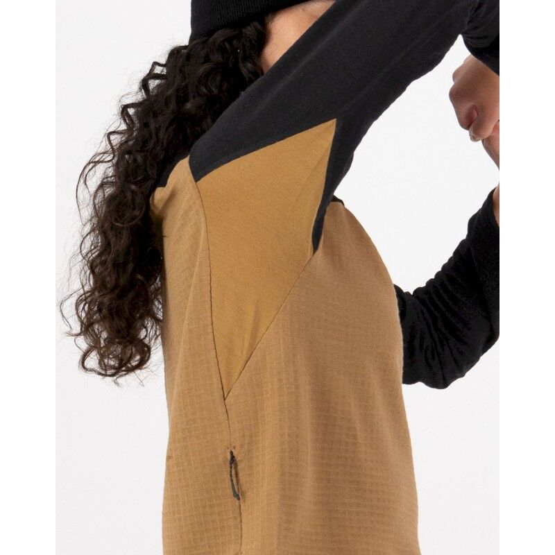Mons Royale Offgrid Merino Fleece Long Sleeve - Merino Fleecejacka - Dam | Hardloop