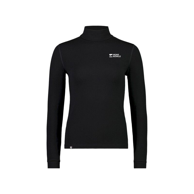 Cascade Merino Flex Mock Neck Long Sleeve - Merinoulltröja - Dam