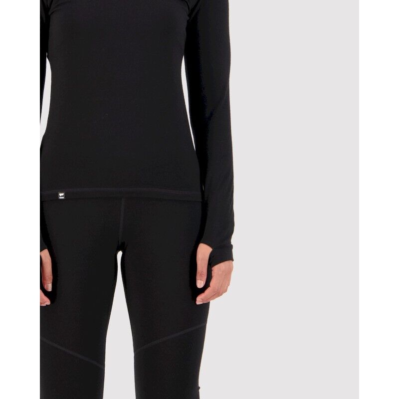 Mons Royale Cascade Merino Flex Mock Neck Long Sleeve - Maglia in lana merino - Donna | Hardloop