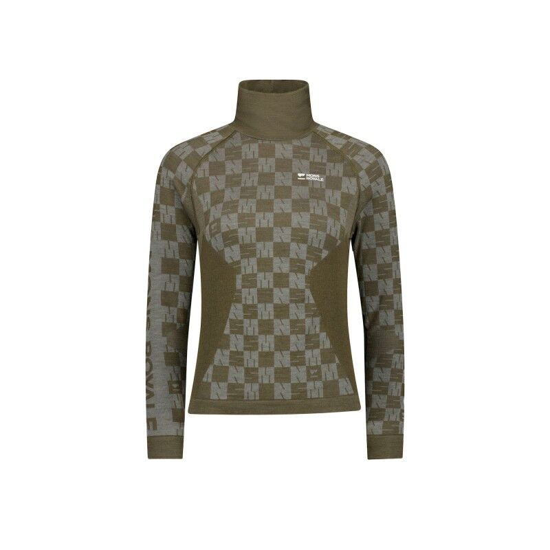 Ascender Merino Seamless Mock Neck Long Sleeve - Jersey de lana merino - Mujer