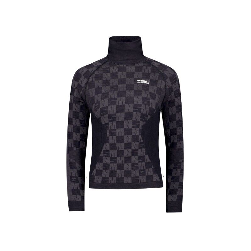 Ascender Merino Seamless Mock Neck Long Sleeve - Merino Wool Jersey - Women's