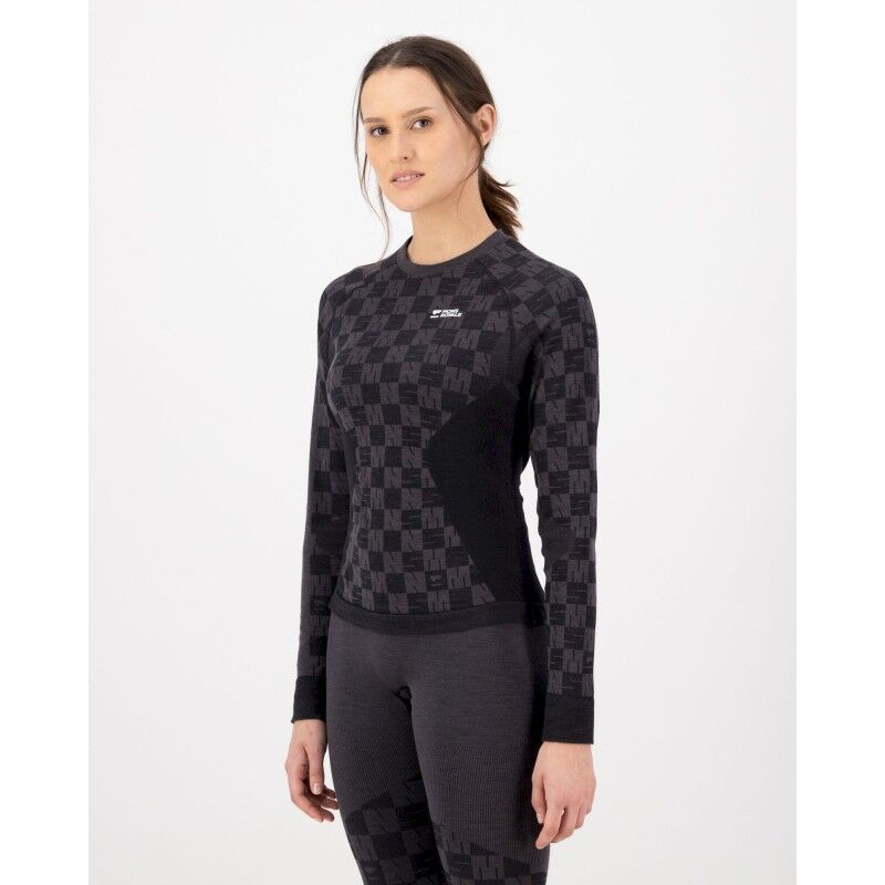 Mons Royale Ascender Merino Seamless Long Sleeve - Merinouldtrøj - Damer | Hardloop