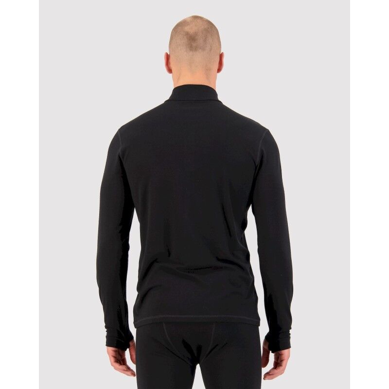 Mons Royale Cascade Merino Flex 1/4 Zip - Maillot thermique laine mérinos homme | Hardloop