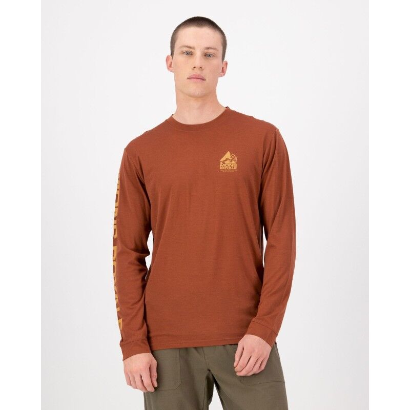 Mons Royale Icon Long Sleeve - T-shirt en laine mérinos homme | Hardloop