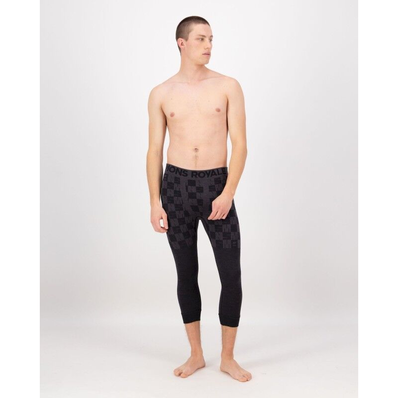 Mons Royale Ascender Merino Seamless Legging - Collant thermique laine mérinos homme | Hardloop