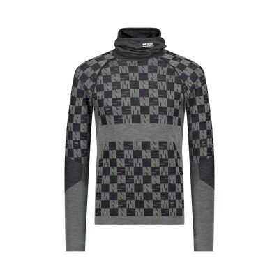 Ascender Merino Seamless Hooded Long Sleeve - Merinovillapaidat - Miehet