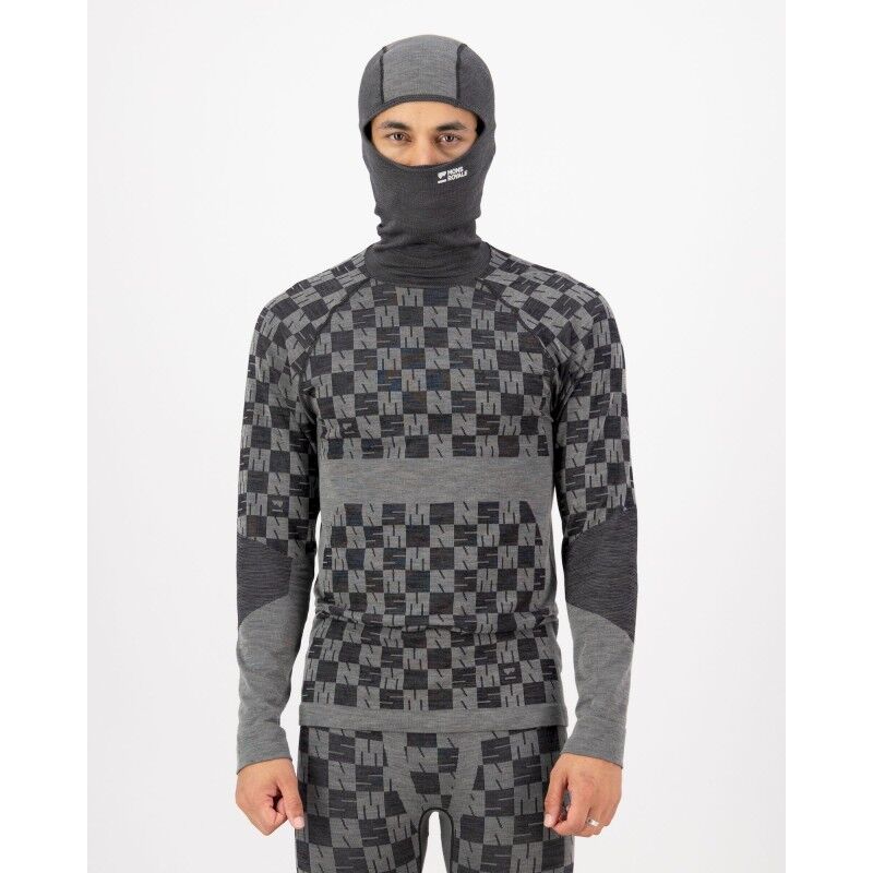 Mons Royale Ascender Merino Seamless Hooded Long Sleeve - Merino Wollen Shirt - Heren | Hardloop