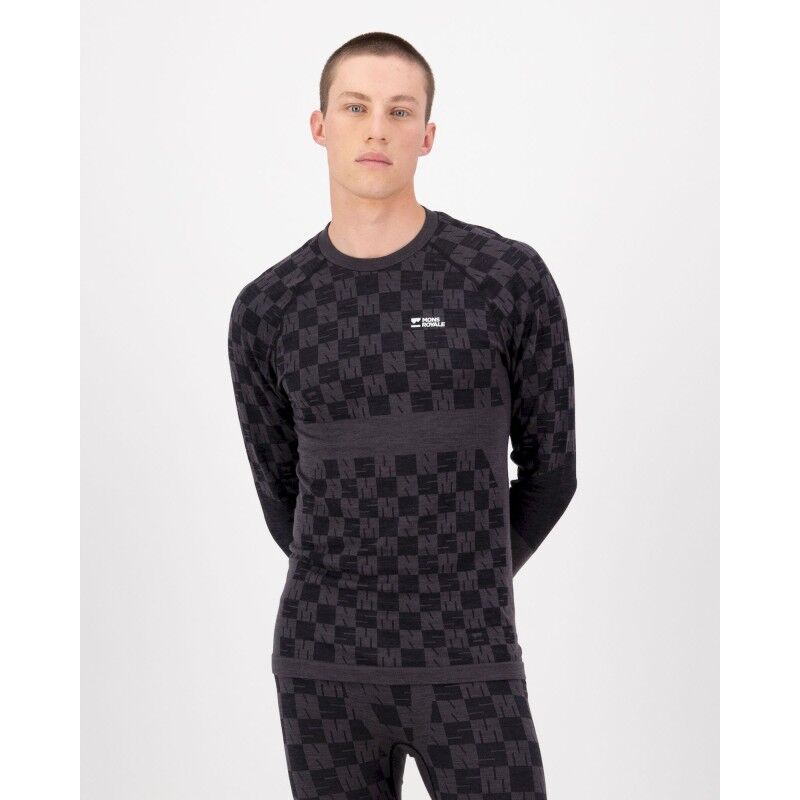 Mons Royale Ascender Merino Seamless Long Sleeve - Merino Wollen Shirt - Heren | Hardloop