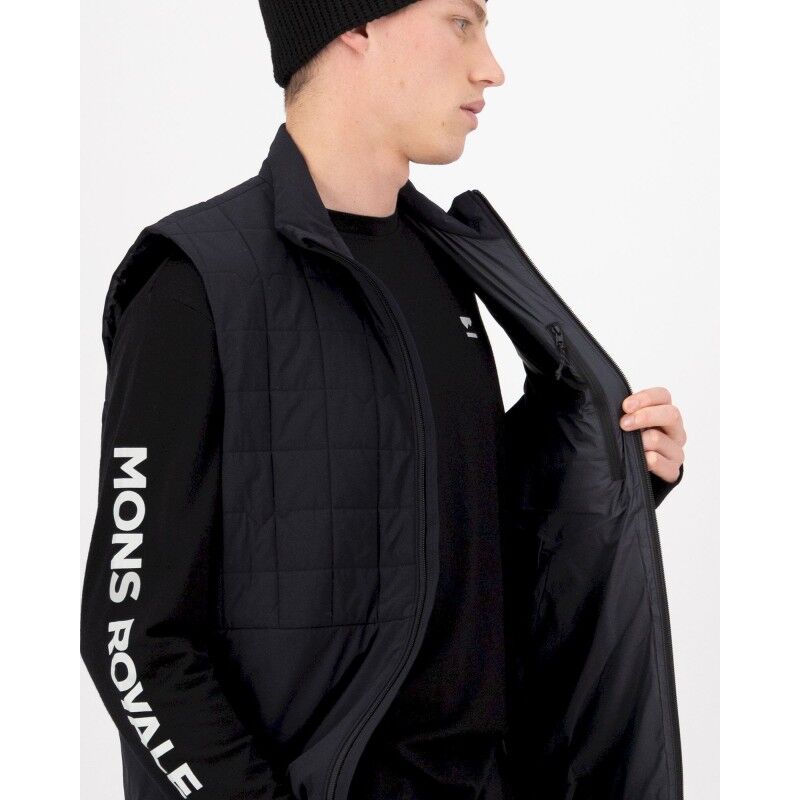 Mons Royale Canyon Merino Insulated Vest - Bezrękawnik puchowy z wełny merino męska | Hardloop