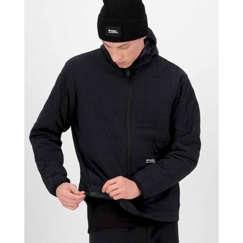 Mons Royale Canyon Merino Insulated Hooded Jacket - Casaco acolchoado de lã merino homem | Hardloop