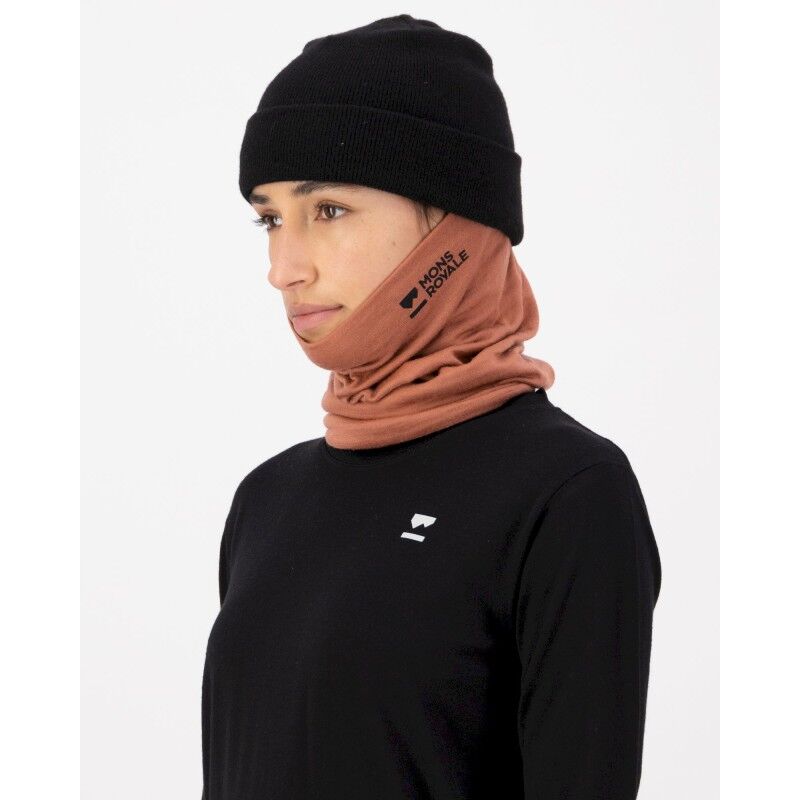 Mons Royale Double Up Merino Neckwarmer - Merino wool Neck Gaiter | Hardloop