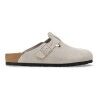 Birkenstock Boston BS Suede Leather - Sandaler | Hardloop