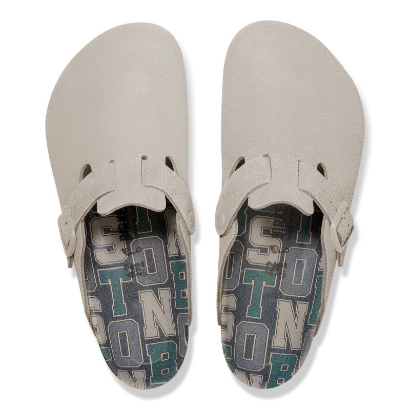 Birkenstock Boston BS Suede Leather - Sandaler | Hardloop