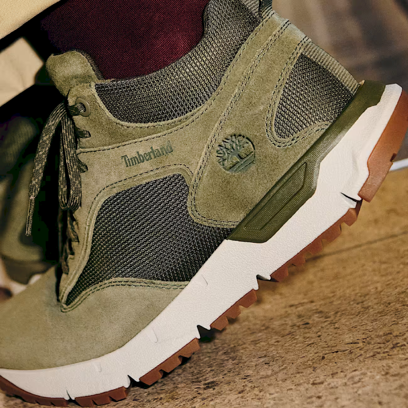 Timberland Voyager Park Lace-Up Mid-Top Sneakers - Urbaanit kengät - Miehet | Hardloop