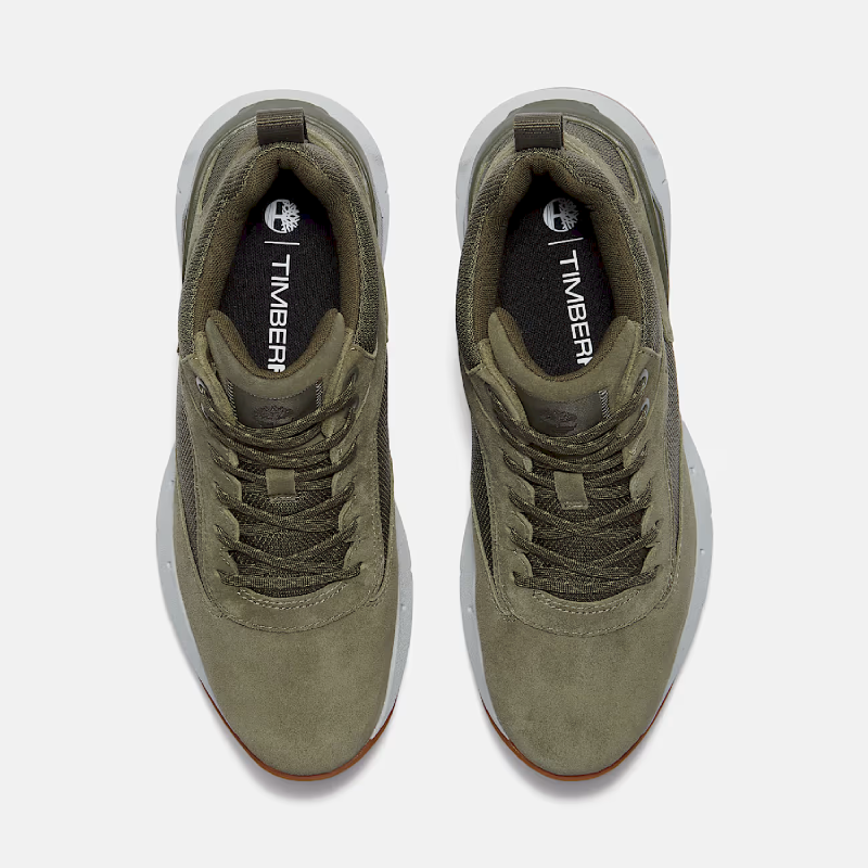 Timberland Voyager Park Lace-Up Mid-Top Sneakers - Chaussures lifestyle homme | Hardloop