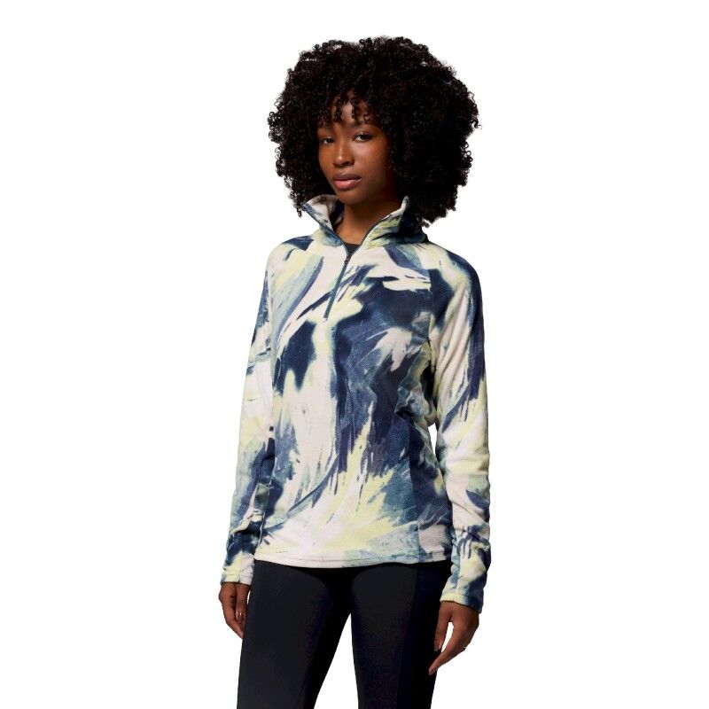 Glacial IV Print 1/2 Zip - Fleecetröjor - Dam