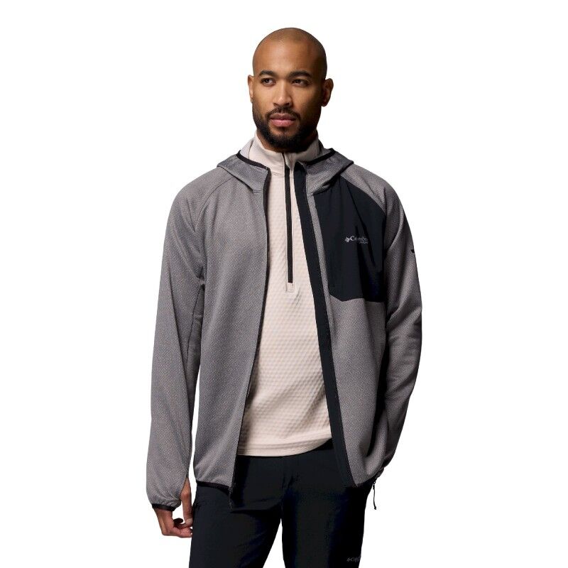 Columbia Triple Canyon Grid Fleece Hooded Full Zip II - Polar homem | Hardloop