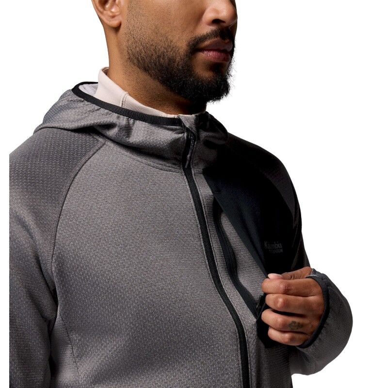 Columbia Triple Canyon Grid Fleece Hooded Full Zip II - Polar homem | Hardloop