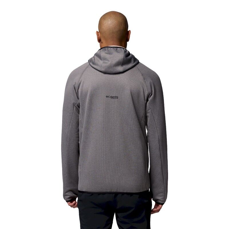 Columbia Triple Canyon Grid Fleece Hooded Full Zip II - Fleecetröjor - Herr | Hardloop