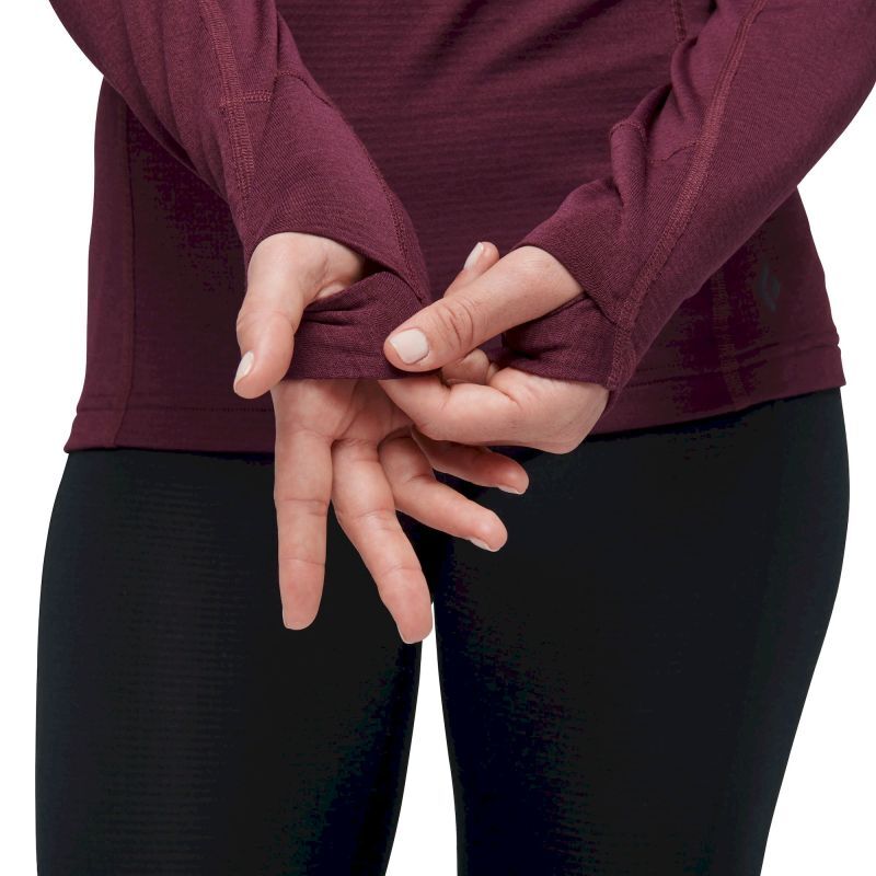 Black Diamond Coefficient LT Quarter Zip Pullover - Giacca in pile - Donna | Hardloop