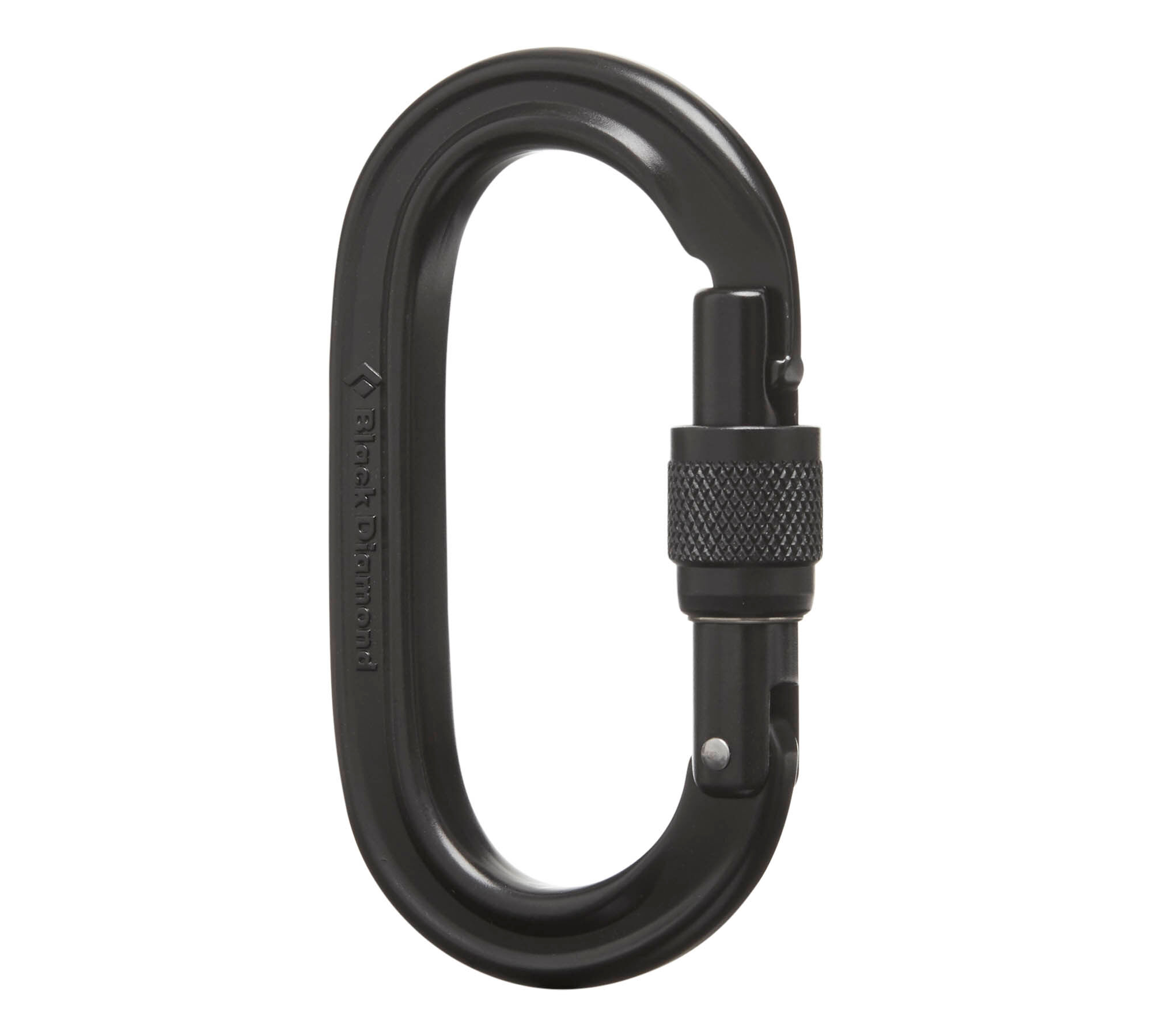 Black Diamond Oval Keylock Screwgate - Moschettone