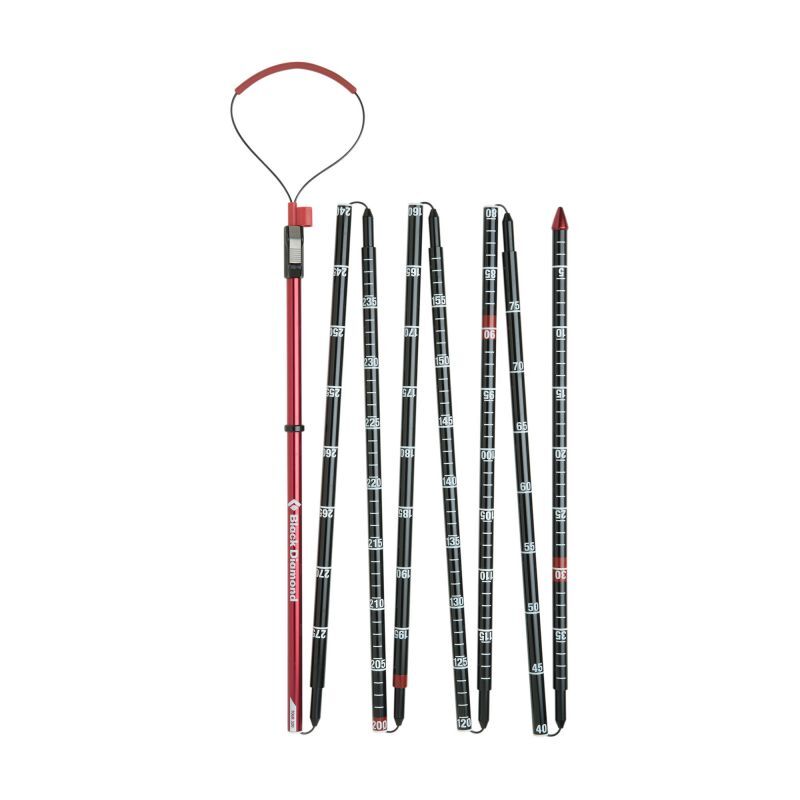 Black Diamond Sonde Quickdraw Tour Probe 240 – 240 Cm, Alu, Déploiement Rapide, Pour Avalanche Et Ski De Rando