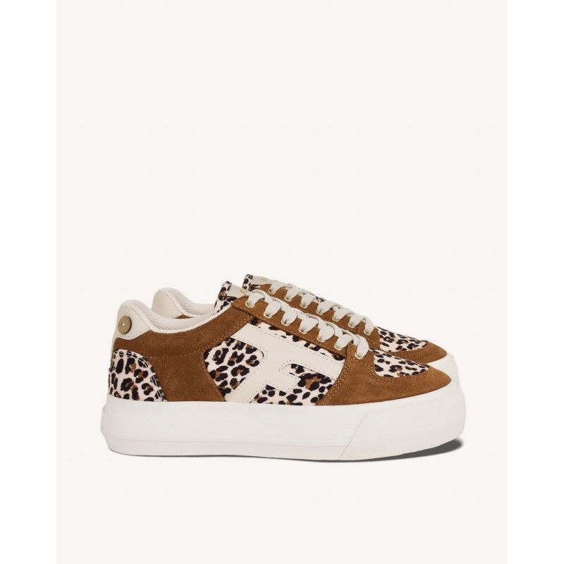 Suede Faguo Tennis Faguo Walnut Platform Tennis Woven Suede
