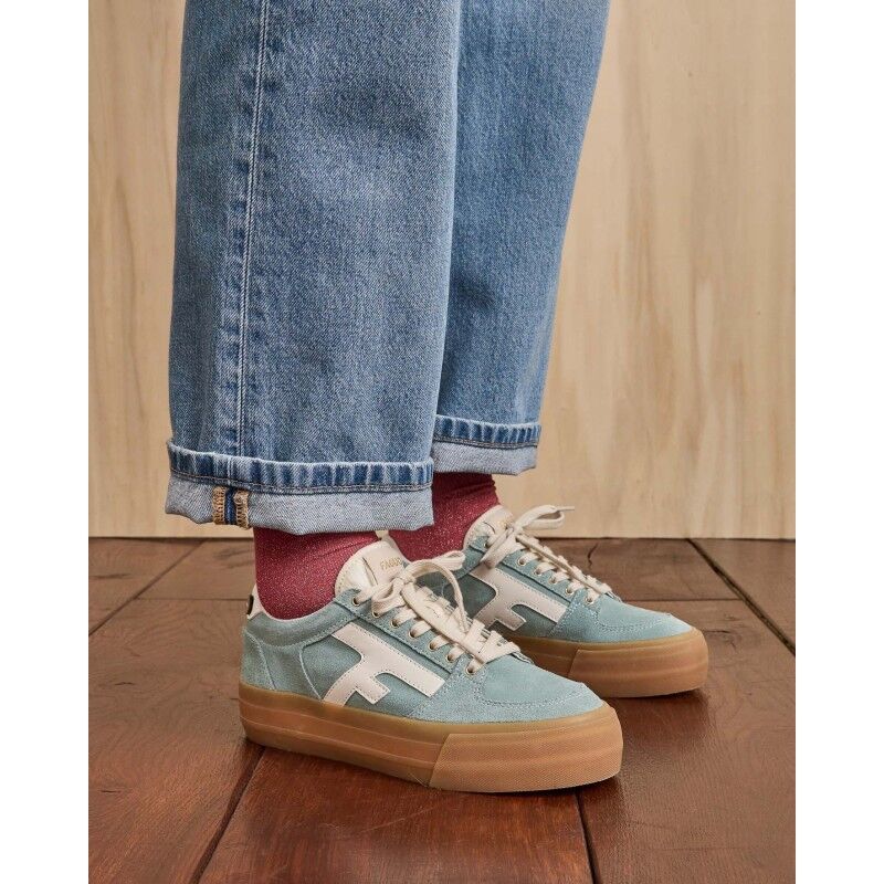 Faguo Walnut Platform Tennis Suede - Chaussures lifestyle femme | Hardloop